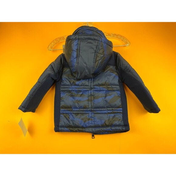 Urban Republic Outerwear Scuba Jacket Toddler 3T Navy Blue Hooded Zip Up NWT - Picture 4 of 11